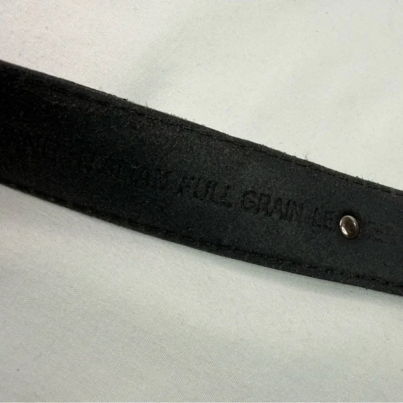 Golf Palisades Full-Grain Cowhide Leather Designer Dress Golf Conchos Belt 36/38 - Picture 5 of 8